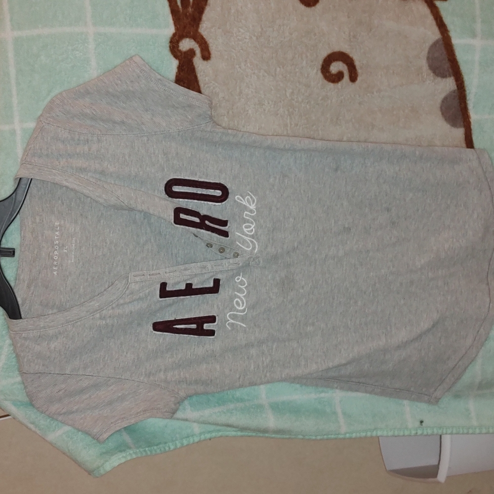 Short sleeve Henley shirt